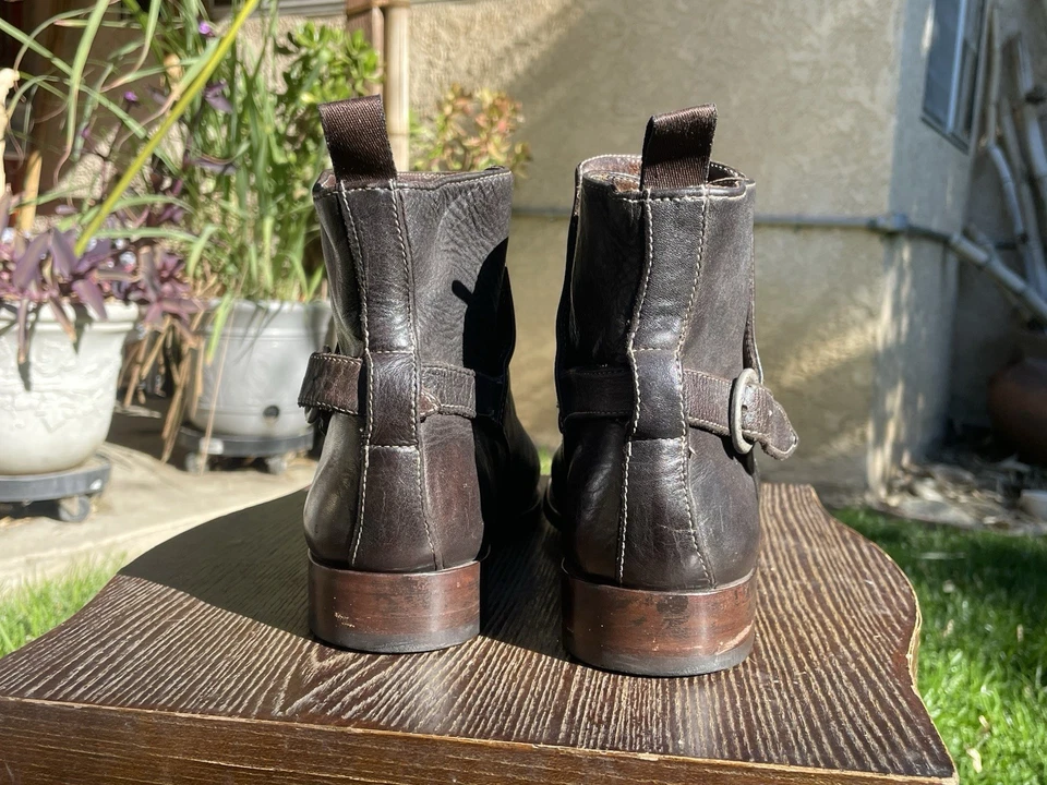 Paul Smith Jodhpur Boots – Dark Brown Leather – EU 41 / US 8 – Made in Italy - Image 4 of 4