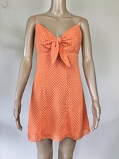 Alice & Olivia Vibrant Orange Dress Size 0