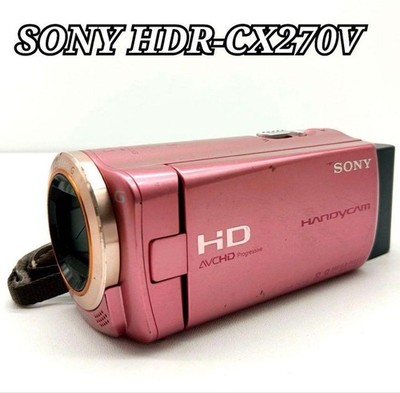Sony Handycam HDR-CX270V Pink Digital HD Video Camera USB charger included