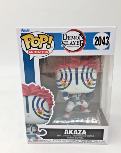 Funko Pop!  Anime Demon Slayer Akaza #2043 With Pop Protector FLAW