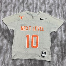 Texas Longhorns Jersey Youth Medium Gray Nike Next Level Football Athletic