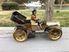 Antique Issmayer Tin Open Touring Car Germany Early 1900s (RARE & NICE!)
