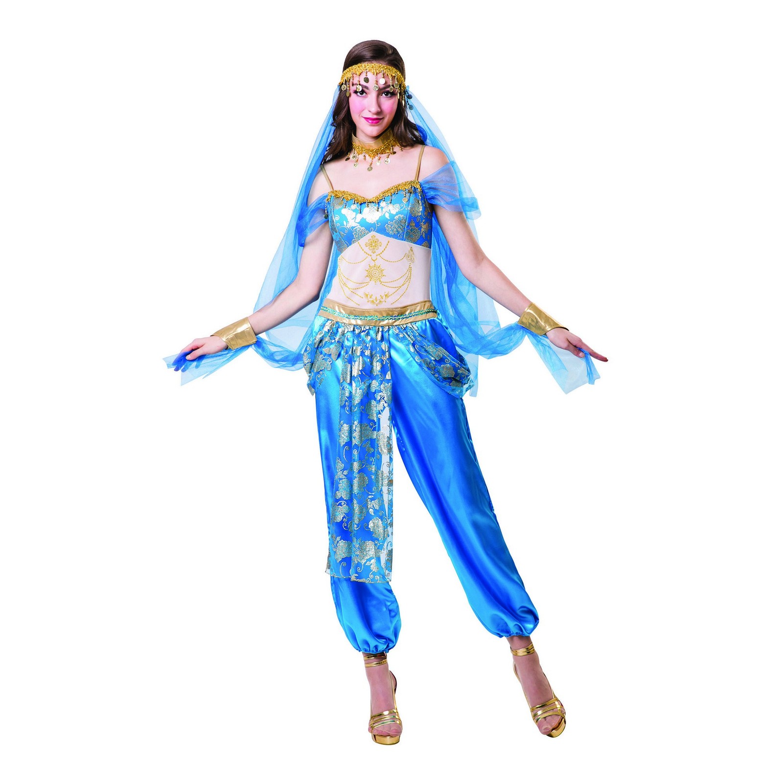Bristol Novelty Disfraz de bailarina Harem para chica mujer (BN1485)