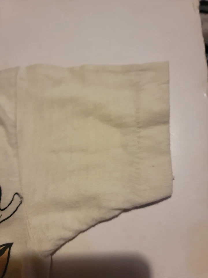 Vintage 1980s Toddler Christmas Party Reindeer Santa Screen Stars Single Stitch - Image 4 of 4