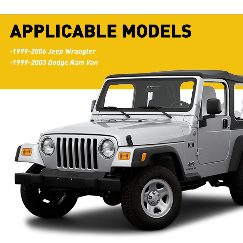 2set A/C Heater Control Knob Fan Switch For Dodge Ram Van for Jeep Wrangler TJ E thumbnail 10