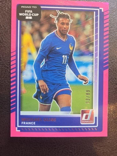 Michael Olise 2025 Donruss Michael Olise Pink