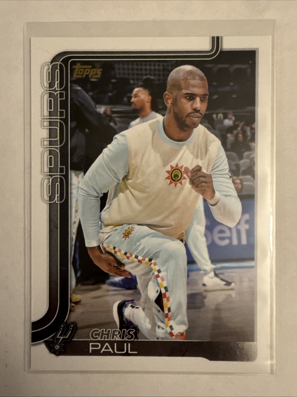 2025-26 Topps Basketball Chris Paul Golden Mirror SSP  #198 San Antonio Spurs