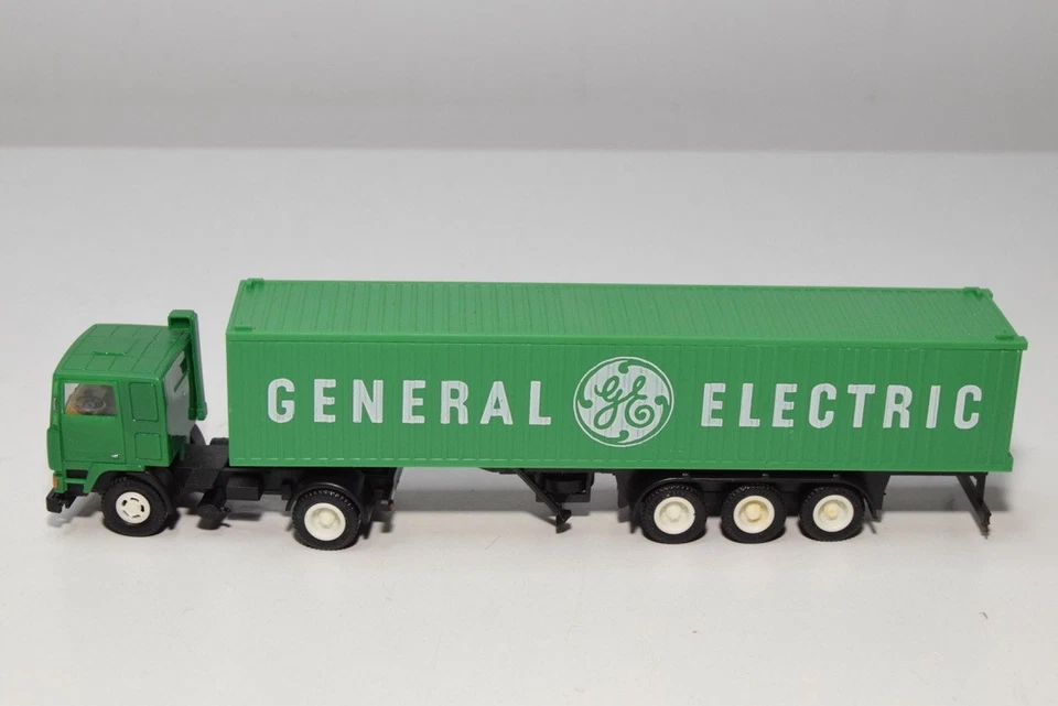 Remolque camión B77 1:87 HERPA VOLVO F12 F 12 CONTENEDOR ELÉCTRICO GENERAL EXC. COND Foto 2 de 4