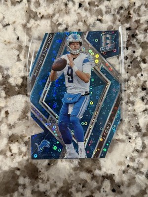 Matthew Stafford 2018 Spectra Blue Disco Prizm /35 - Lions
