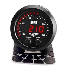 Universal 2Inch 52mm Water Temperature Gauge with Alarm and 1/8NPT 52MM Red