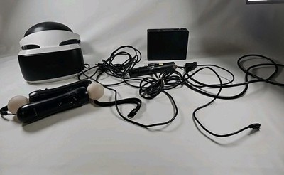 Sony PlayStation VR Bundle CUH-ZVR2 PS4/5 w/ Controllers And Camera All Untested