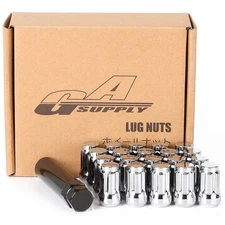 1/2-20 Lug Nuts, 1/2 X 20 Closed End Acorn Tuner Long Spline Lug Nuts 2 Inch (50