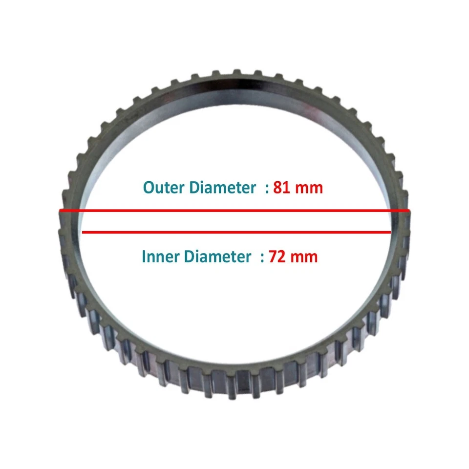 Sensor de velocidad ABS delantero derecho y derecho + anillo reluctor ABS para Volvo XC90 mk1 (2002-2014) Foto 2 de 4