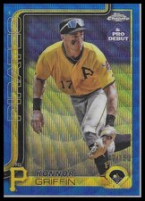 2025 Topps Pro Debut #PDC-32 Konnor Griffin Chrome Blue Wave Refractor #/150