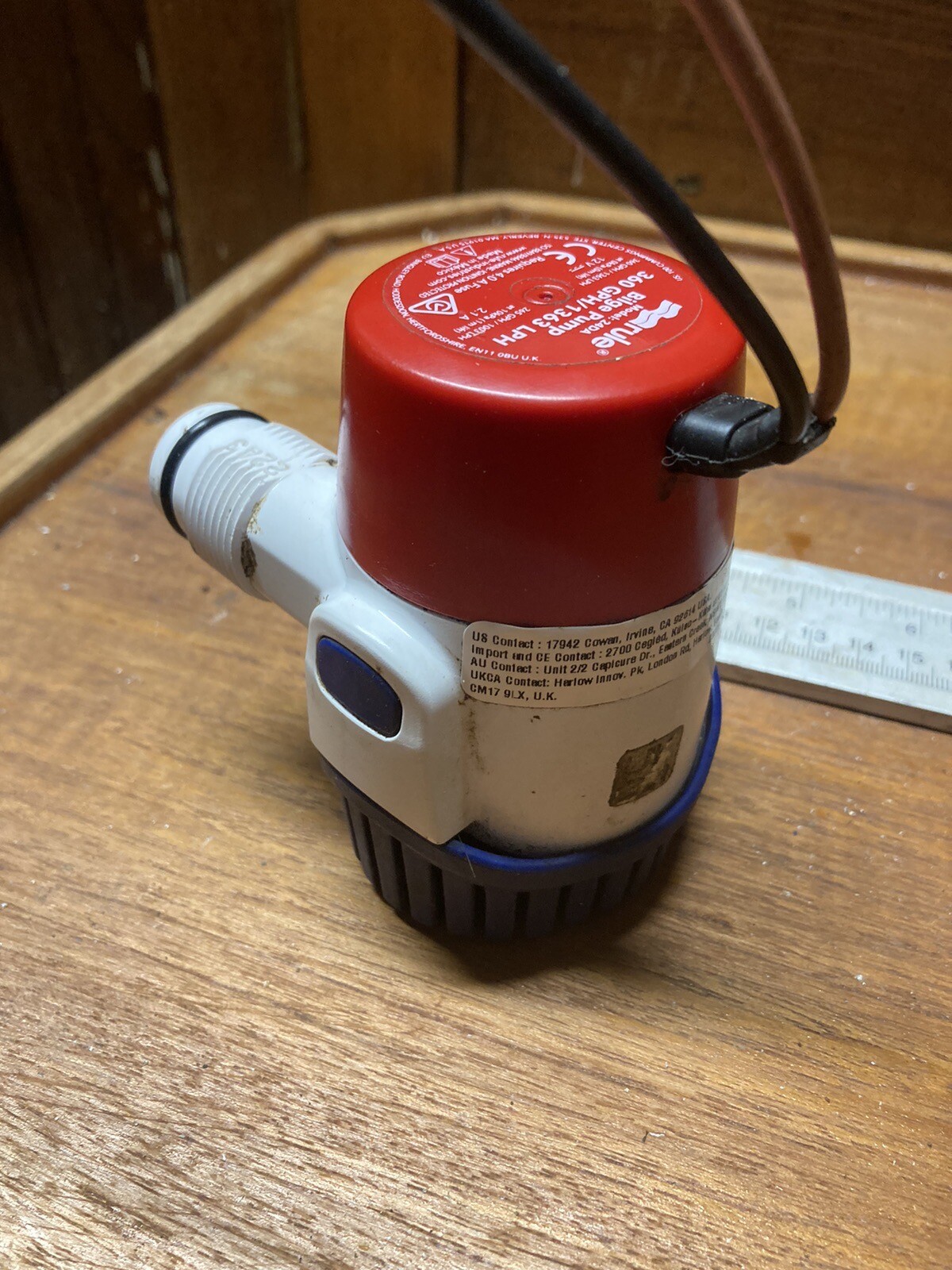 Rule Bilge Pump 12v eBay