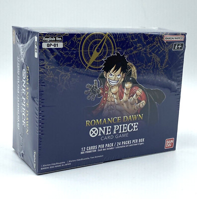 One Piece Card Game Romance Dawn Booster Display OP-01  Reprint Englisch TCG NEU
