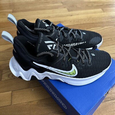Nike Giannis Immortality Black White Volt Green Grey Men display picture 2