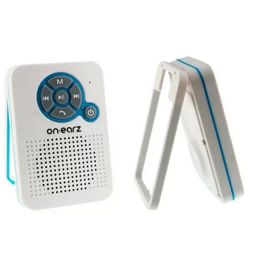 On Earz Parleur Bezprzewodowy głośnik Bluetooth do łazienki, biały - Zdjęcie 3 z 6