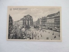 Old postcard BRUSSELS PLACE DE BROUCKERE OLD POSTCARD 1922