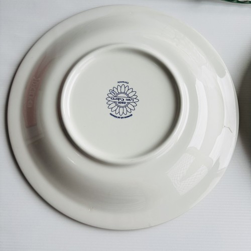 Live Colours Italy Food Platters x 3 Lemons Sunflowers Ceramic Servewear Vintage - Picture 9 of 15