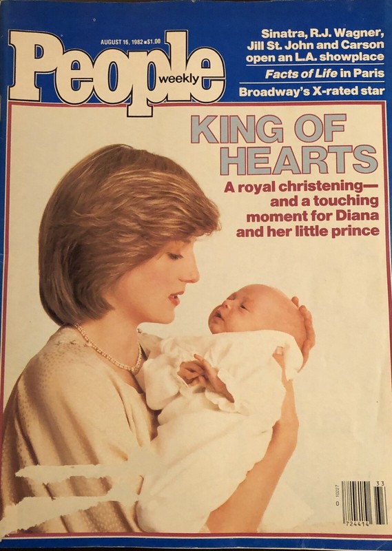 PEOPLE MAGAZINE~ August 16, 1982 King Of Hearts Princess Diana EX Condition