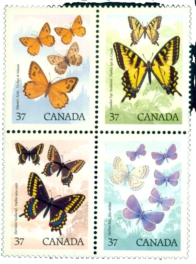 Mint Never Hinged/MNH Canadian Animal Kingdom Postal Stamps
