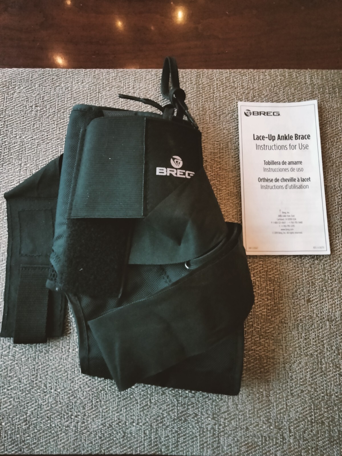 Breg LaceUp Ankle Brace Med 90165 eBay