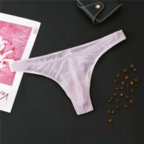 Borsa Rigonfiamento Da Uomo Cotone Morbido Perizoma Stringhe - Foto 8