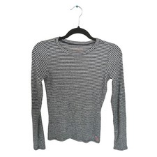 Abercrombie Kids Striped Lightweight Sweater Blue White Girls Size 15/16 EUC