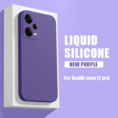 Liquid Silicone Shockproof Case Cover For Xiaomi Redmi Note 12 11 Pro Mi 13T 12T