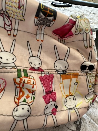 Le Sportsac Crossbody Bag Lapin Artist In Residence - Picture 15 of 18
