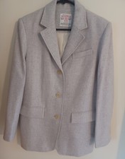Harris Tweed 100% Pure New Wool Country Jacket Women's Blazer Lerobe One Size
