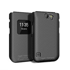 Portatelefono Da Cintura Uomo Custodia Con Clip Per Nokia 2720 V Flip Phone - Fondina Nera In Similpelle, Pratica Da Cintura O Anello Custodia Similpelle Nokia - Foto 9