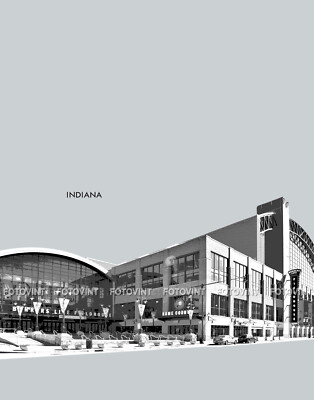 INDIANA PACERS Photo Picture GAINBRIDGE FIELDHOUSE Skyline - 8x10 11x14 16x20