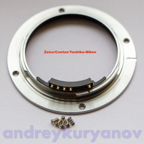 Zeiss Contax Yashika to Nikon F with Dandelion chip. Read description first!