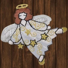 Angel Embroidered Patch — Iron On