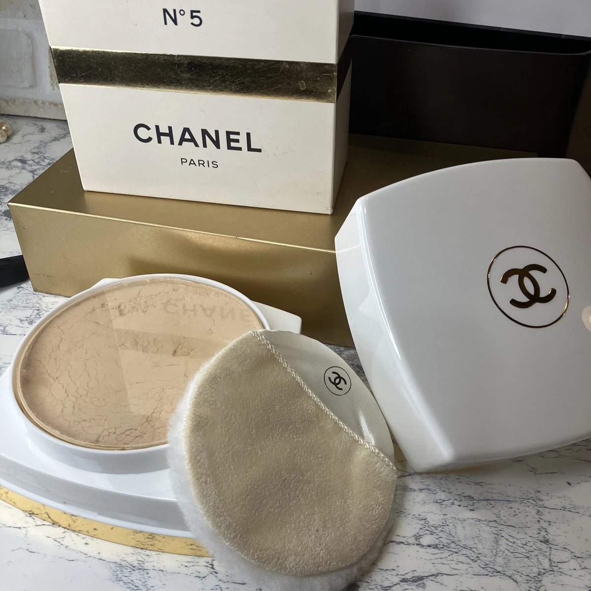CHANEL No.5 Luxury Bath Powder Poudre Apres Bain 150g | eBay
