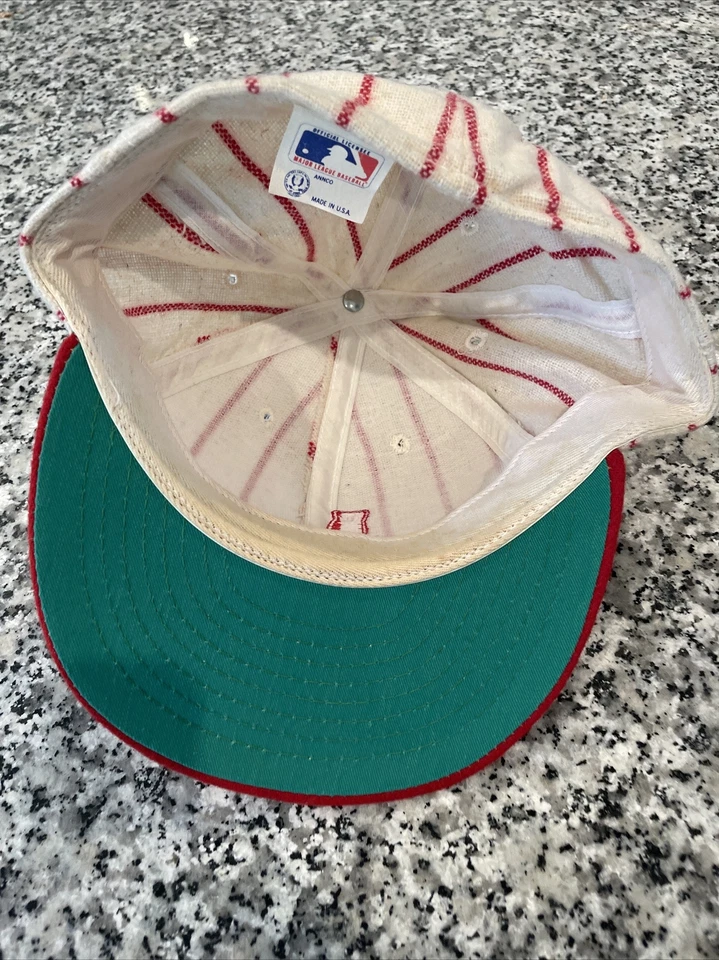 老式美国针波士顿红袜队棒球帽 7 3/8 美国 — 第 4/4 张图片