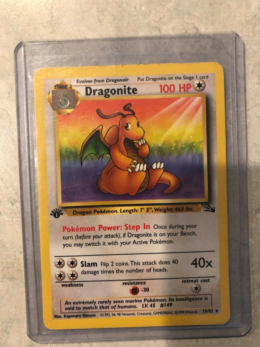 Dragonite, 1st Edition, 1990's GREAT Condition | eBay