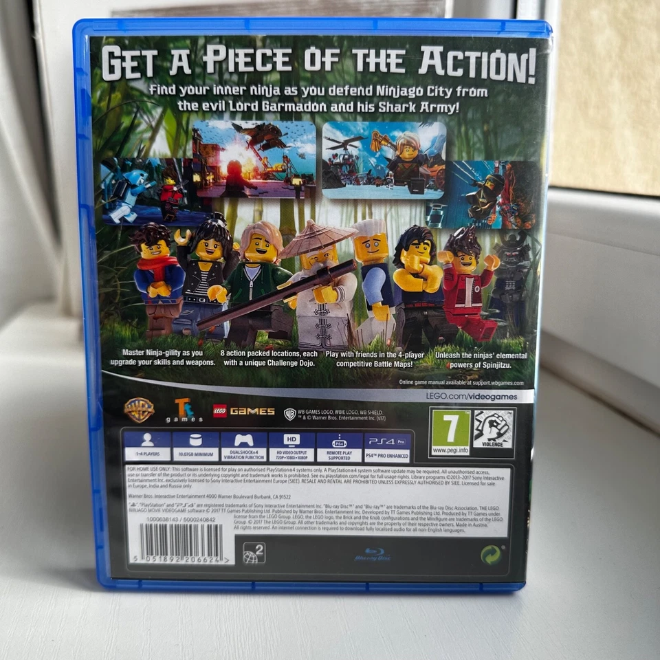 Lego The Ninjago Movie Videogame PS4 | Tested CIB Complete PAL - Image 2 of 4