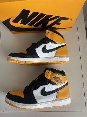 Size 11 - Nike Air Jordan 1 Retro High OG Yellow Toe 2022 UPC