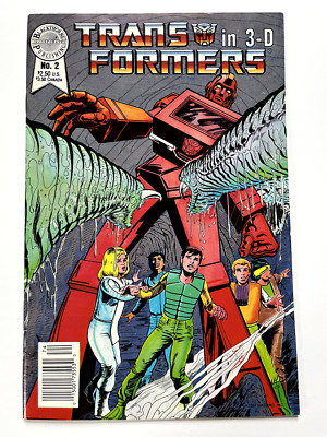 Transformers in 3-D #2 (1987) (w/3-D glasses included!) Blackthorne Publishing