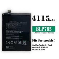 100 NEW For OnePlus 8 Z 1 Z Nord 5G Replacement BLP785 Battery High Quality
