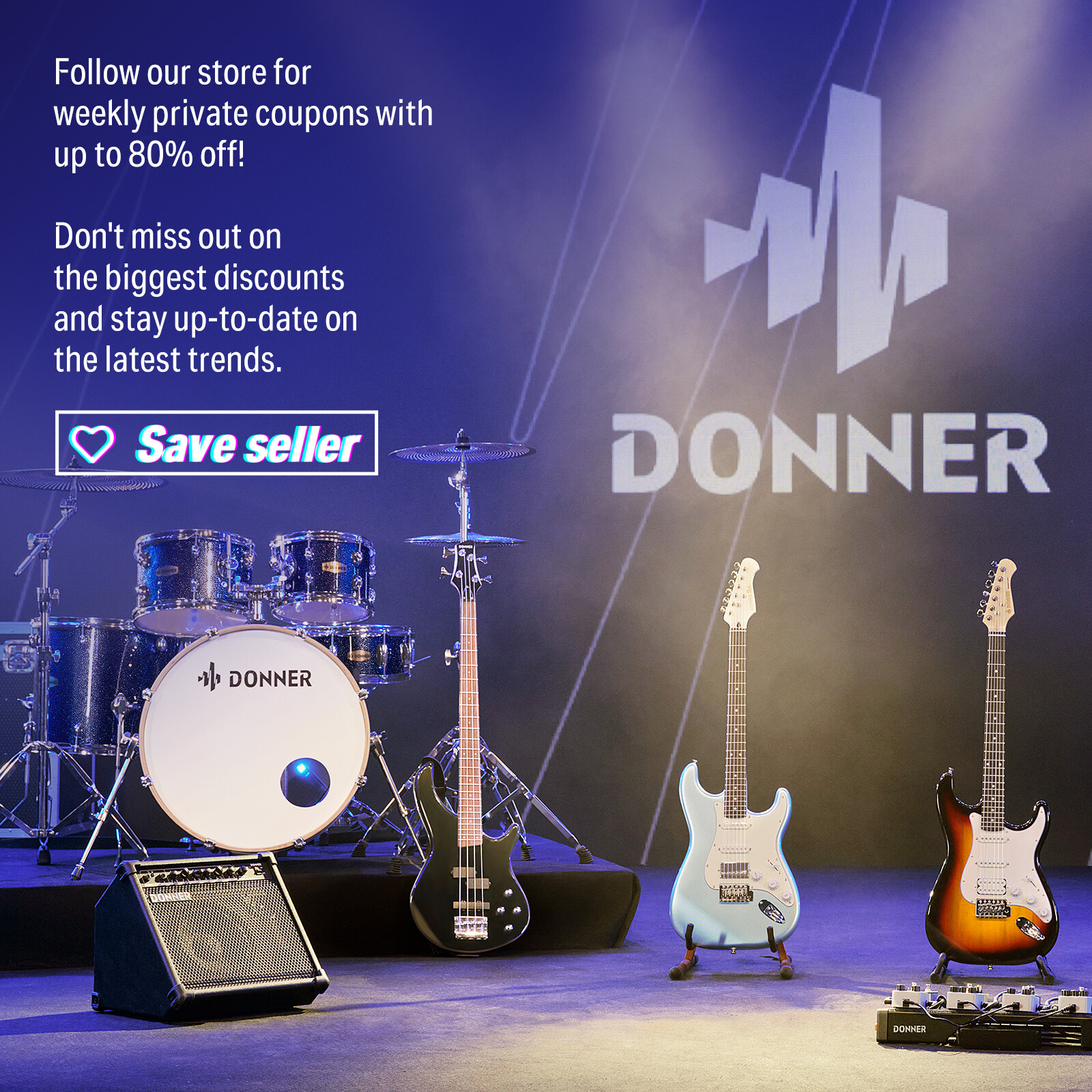 🎹 Donner DEK-100 Electronic Keyboard 61 Key With Microphone 128 Tone Rhythms