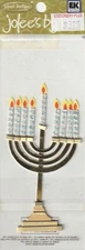 RARE Vintage Jolee's by You 3-D Embellishment MENORAH Fast FREE SHIP! 56310