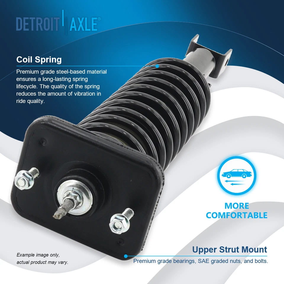 Puntal trasero con muelle helicoidal para Dodge Stratus Chrysler Cirrus Plymouth Breeze Foto 3 de 4