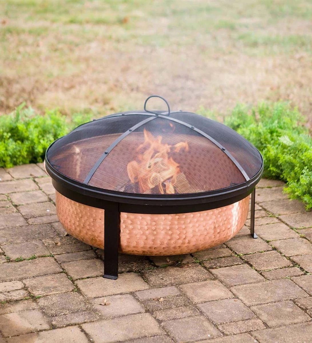 Better Homes Gardens Wood Burning Copper Fire Pit 30 inch diameter