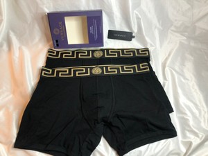 Versace Para hombres Boxer Slip Doble Pack Negro Grande L | eBay