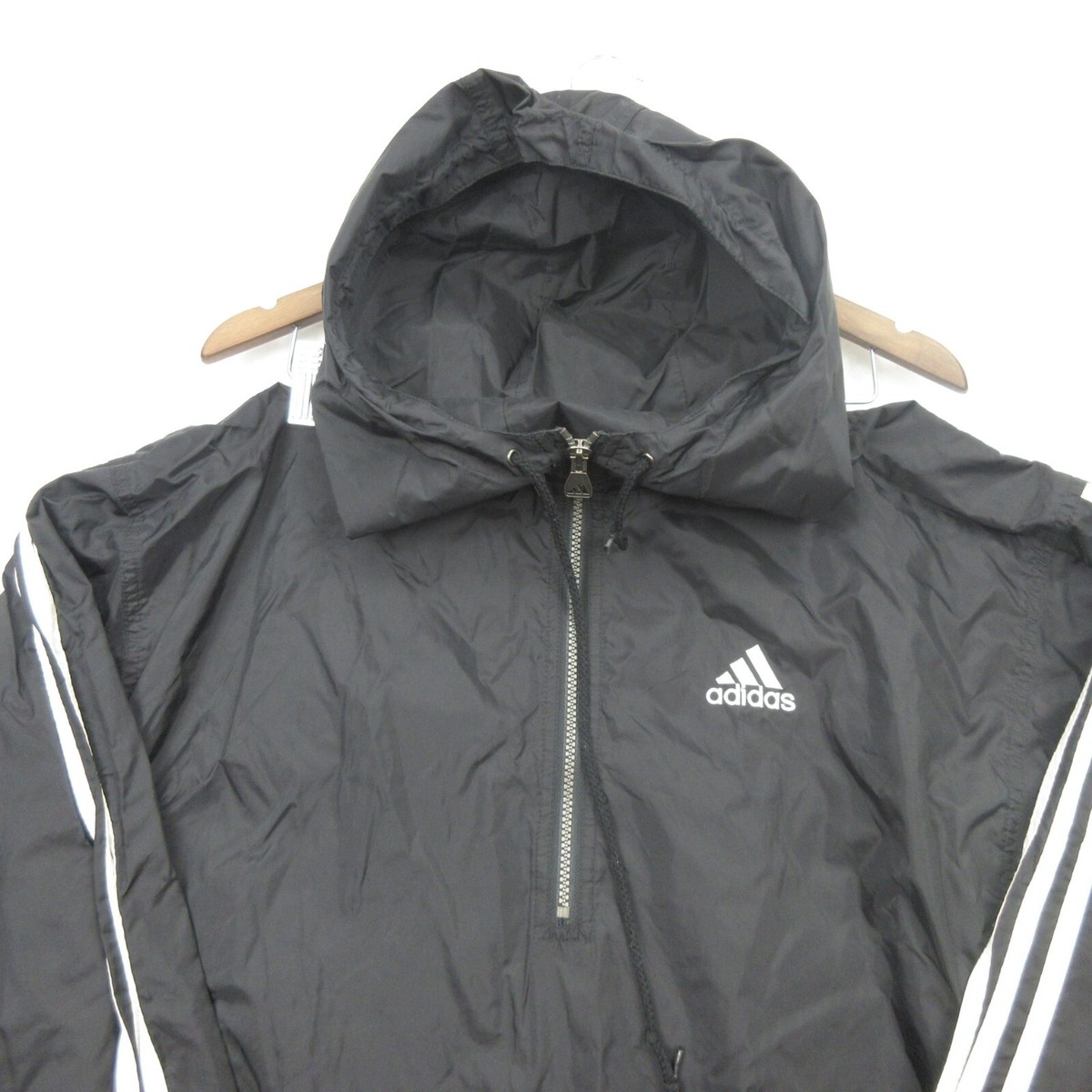 VINTAGE Adidas Jacket Men Large Windbreaker Pullover Zip 90s VINTAGE Adidas Jacket Men Large Windbreaker Pullover Zip 90s