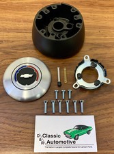 Comfort Grip Or Wood Steering Wheel Install Kit Cushion 3-spoke 67-68 Chevy Cars
